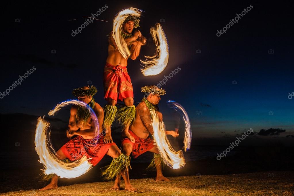 depositphotos 18288363 stock photo hawaiian fire dancers in the