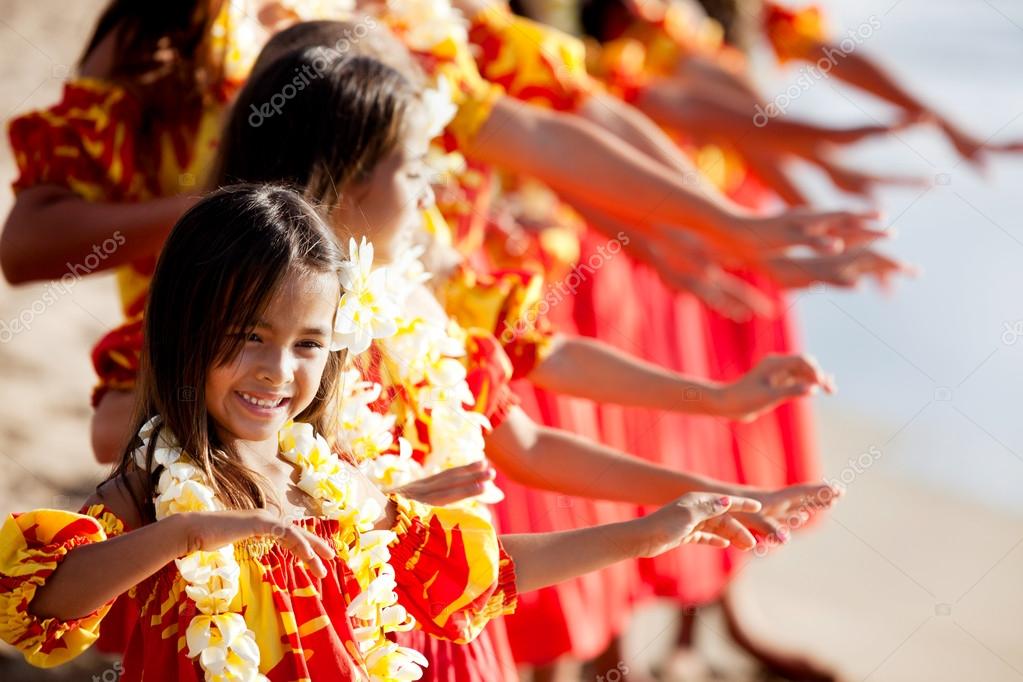 depositphotos 19301033 stock photo young hula dancer leads the